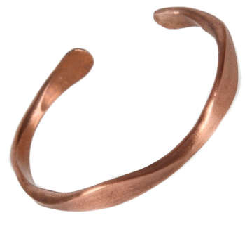 Bracelet en pur cuivre massif fabriqué en france